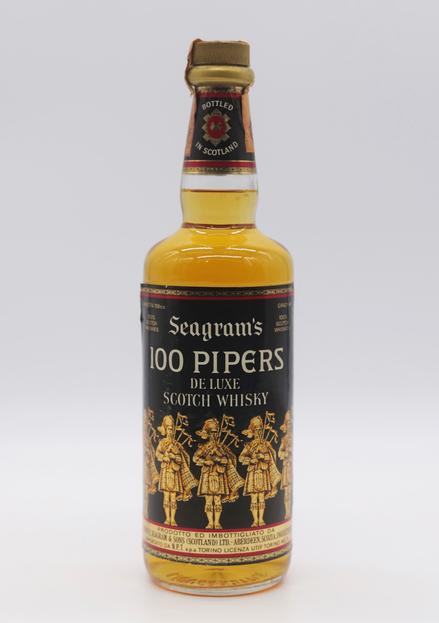 稀少レア、Ｓeagram′s 100 PIPERSスコッチウイスキー特級。